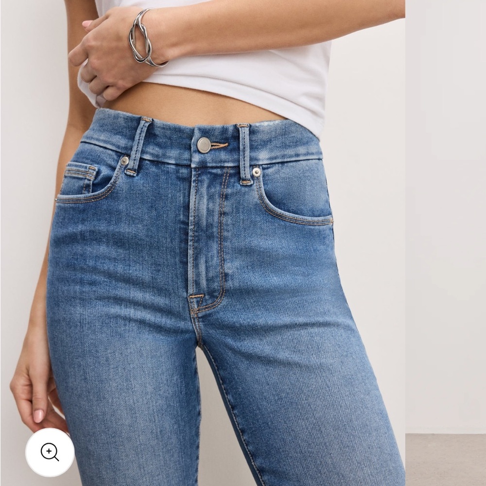 Good American High Rise Blue Jeans